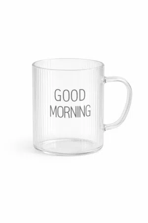 طقم أكواب زجاج 6 قطع – Good Morning