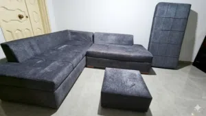 صالون كورنر ومعاه فراش ارضي بمخاده كامل