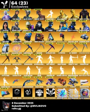 Fortnite Rare Skins Account