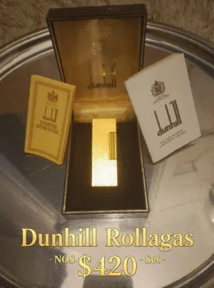 للبيع - بيروت Dunhill Rollagas SWISS MADE أصلية NOS Full Set مع العلبة والضمان والكتيّب السعر: 420$