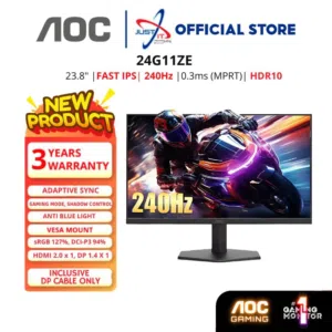 شاشة ألعاب AOC 24G11ZE - 240Hz
