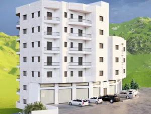 شقق ومخازن للبيع قيد الانشاء