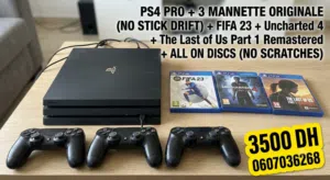للبيع بلاي ستيشن 4 برو جيدة جدا اهم المواصفات و الثمن في البيو