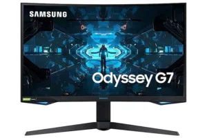 Samsung 27-inch(68.4cm) 2K QHD Odyssey G7 Gaming, 240 Hz, 1ms Curved Monitor, 2560 X 1440 Pixels