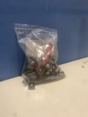 ازرار كيبورد انجليزي 66 حبة ألوان احمر وأسود ورصاصي وجميل شكله المنضر يعطي الجمال