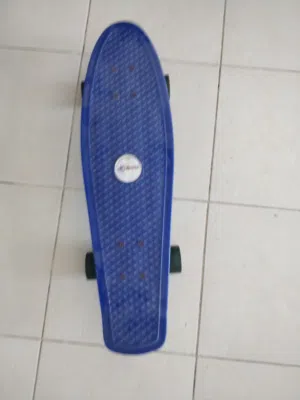 blue skateboard