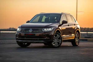 VW Tiguan 2022 Brown  Turbo  Single Owner  Zero Accident  Agency & Warranty  BD 9,550 Neg.
