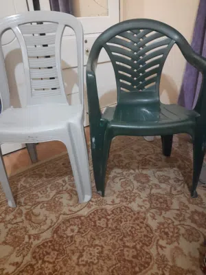 4 Plastic Chairs only 2 KD