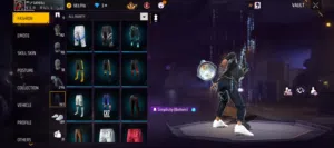 free fire account sell nice collection old account