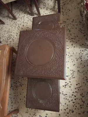 طقم طاولات خشب
