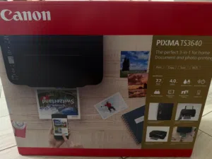 New canon PIXMA TS3640 inkjet printer not opened 1 year warrenty