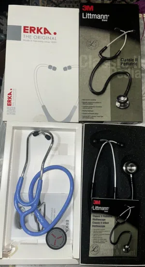 سماعات طبية Littmann pediatric والثانية erka