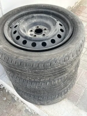 3 رنجات حديد مع 4طاسات مقاس 16 او بدل