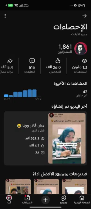 قناة يوتيوب 2k ريتش عالي جدا تنفع اي محتوي