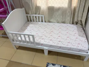 Perfect condition—tell me what you want and we can negotiate. Kids/baby beds swings & shelves 50 all