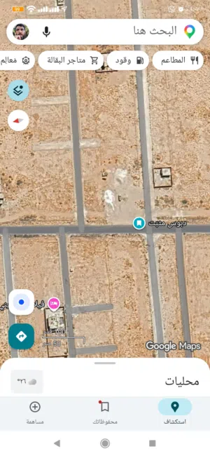 1000 عالرئيسي وعلى 3 شوارع قطعة فاضية