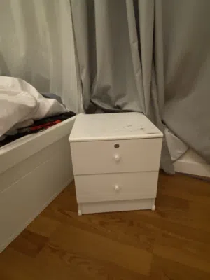 Bedside table for storage