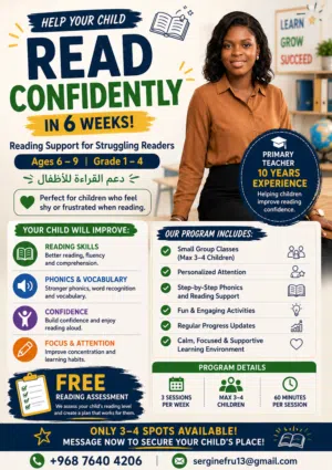 Reading Support Program for Struggling Readers Ages 6–9 Barka