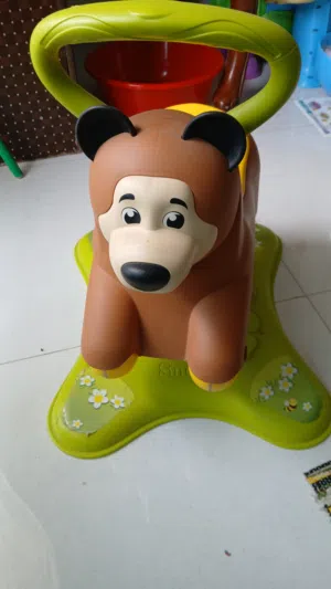 masha bear ride on and rocker 2in1