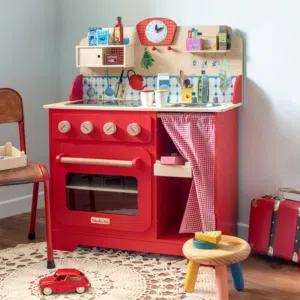 مطبخ اطفال بريطاني خشب طبيعي Toy kitchen moulin roty جديد لكن مشدود