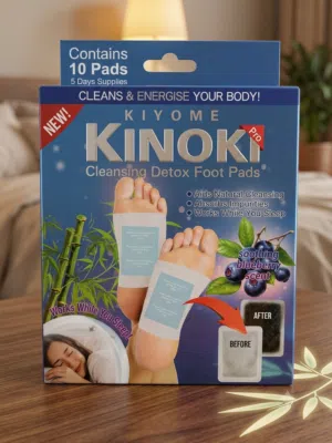 لاصقات سموم القدمين كينوكي Kinoki الأصلية برائحة التوت