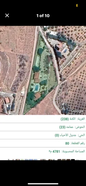 Mixed Use Land for Sale in Jerash Al-Kittah