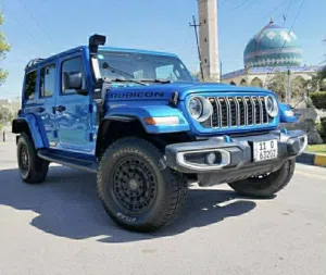 جيب رانكلر صحارى 2024 وارد امريكي رقم بغداد    JEEP WRANGLER, SAHARA 4XE.  2.0L