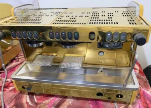 مكينه اسبريسو شمبالى ام 29 اتوماتيك 2جروب هاى كب موديل حديث استيراد خارج فقط لون مميز جدا