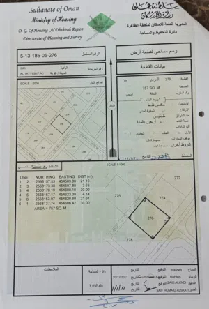 Residential Land for Sale in Al Dhahirah Ibri