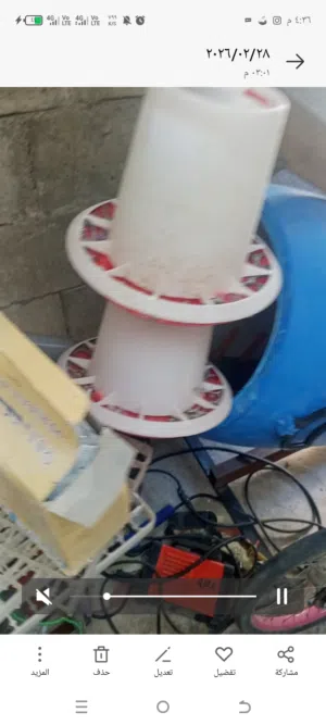 طبق بط او حبش عدد9+طبق بيض فر+معلفين حجم كبير +كيس مضاد سكوم فطري معوي لجميع انوع الحيونات +دوافاش