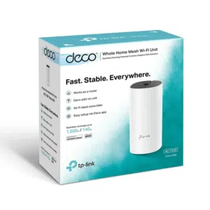 راوتر تي بي لنك ديكو M4 (قطعة واحدة) TP-Link Deco M4 AC1200 1-Pack Whole Home Mesh Wi-Fi 5 System