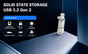 فلاش ميموري SSD خارجي عالي السرعة بسعة 512GB