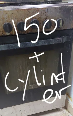 oven +cylinder for only 150 AED ajman jurf