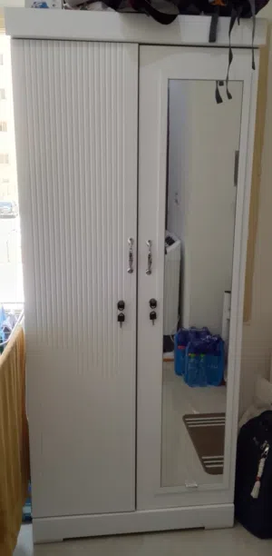 Wardrobe/closet and side table
