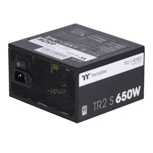باور سبلاي ثيرمال تيك لأجهزة الجيمنج بسعة 650 واط حقيقي THERMALTAKE 650W 80+ PLUS GAMING PSU