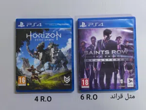 ألعاب بلاي ستيشن فور ممتعه و بحاله ممتازه ، ألعاب مغامرات مختلفه و بجيم بلاي ممتاز ألخ PlayStation 4