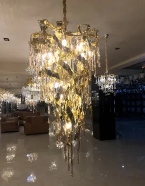 ثريا حجم كبير كرستال جديده