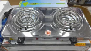 غاز كهربائي من شركة سايونا الأصلي ستانلس متوفر بلاطه او حلزوني بقوة 2000واط