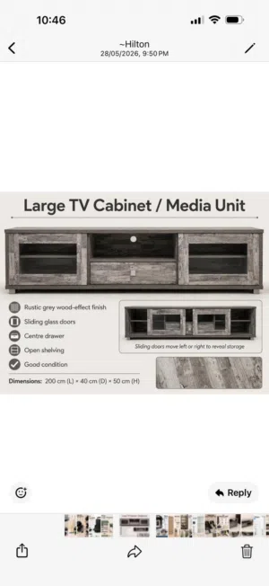 large TV cabinet