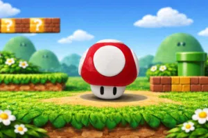 فطر ماريو من سوبر ماريو Super Mario Mushroom