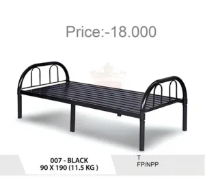 سرير فولاذي مفرد  single steel bed