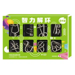Brain Teaser Intelligence Buckle Sets Unlock Logic Game Adult Kids Toys