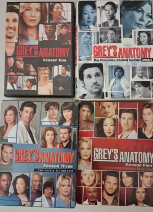 DVD - 4 seassons grey anatomy + 1 seasson Sex & the citi