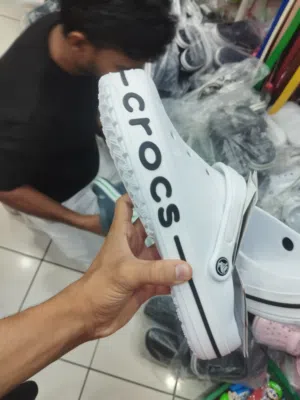 crocs all size from 36 to 45 available in colours grey  dark blue black  white purple pink