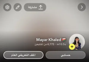 حساب سناب فيه فوق 5 الف