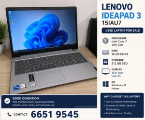 Lenovo Laptop for sale Core i7