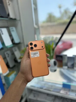 iPhone 17Promax256Gb Orange Arabic version GCC verified Less use 100% battery