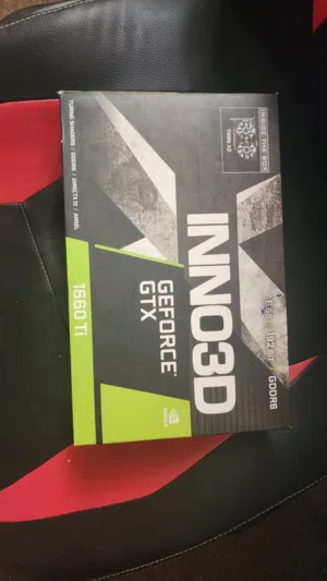 كرت شاشه 1660ti قعد بي باكوه مستعمل استعمال انضيف