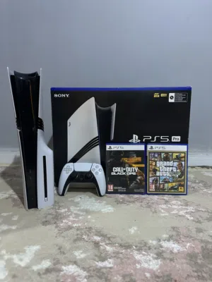 Ps5 pro مع مدخل cd