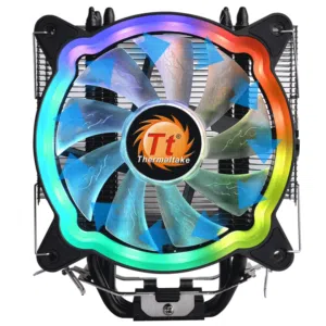 مبرد هوائي احترافي ملون للمعالجات THERMALTAKE UX200 120MM FAN RGB CPU COOLER FOR INTEL LGA1700 - AMD